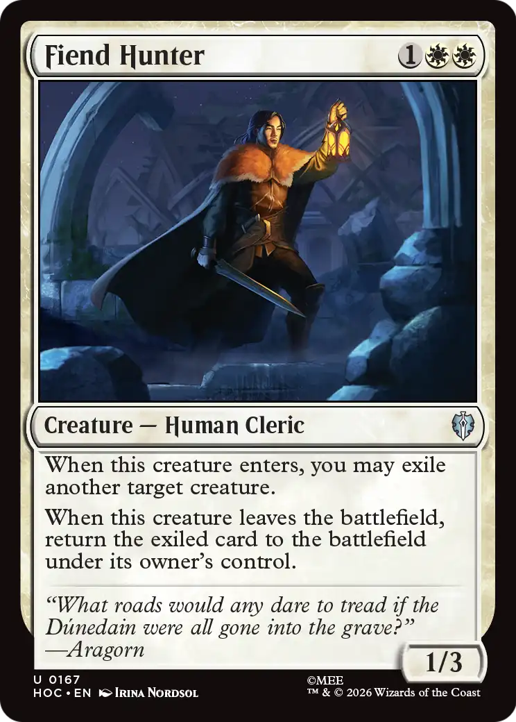 Fiend Hunter [The Hobbit: Eternal-Legal] | Card Merchant Takapuna