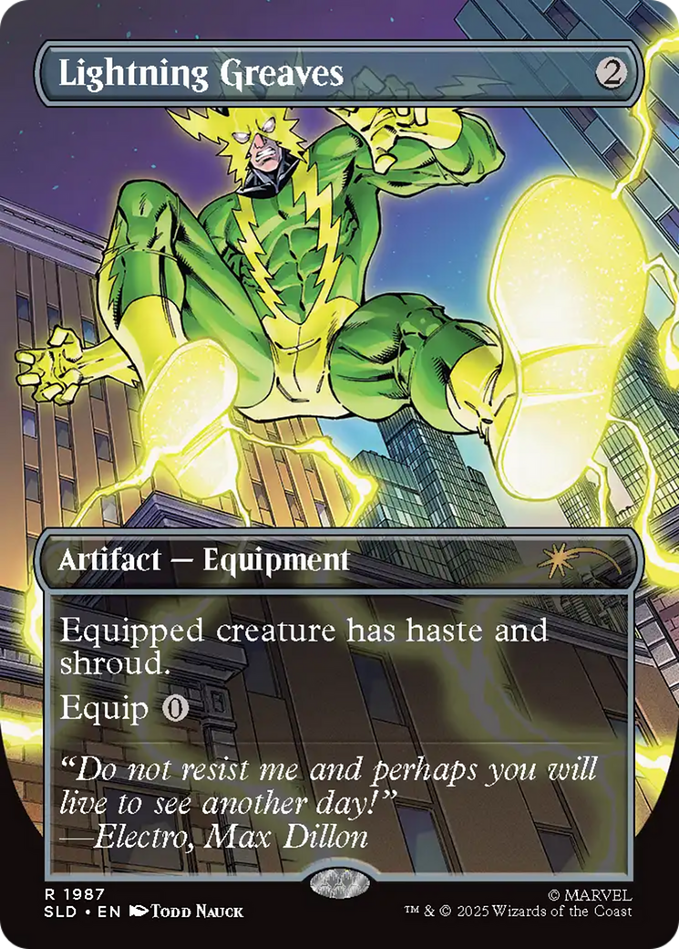 Lightning Greaves (1987) (Rainbow Foil) [Secret Lair Drop Series] | Card Merchant Takapuna