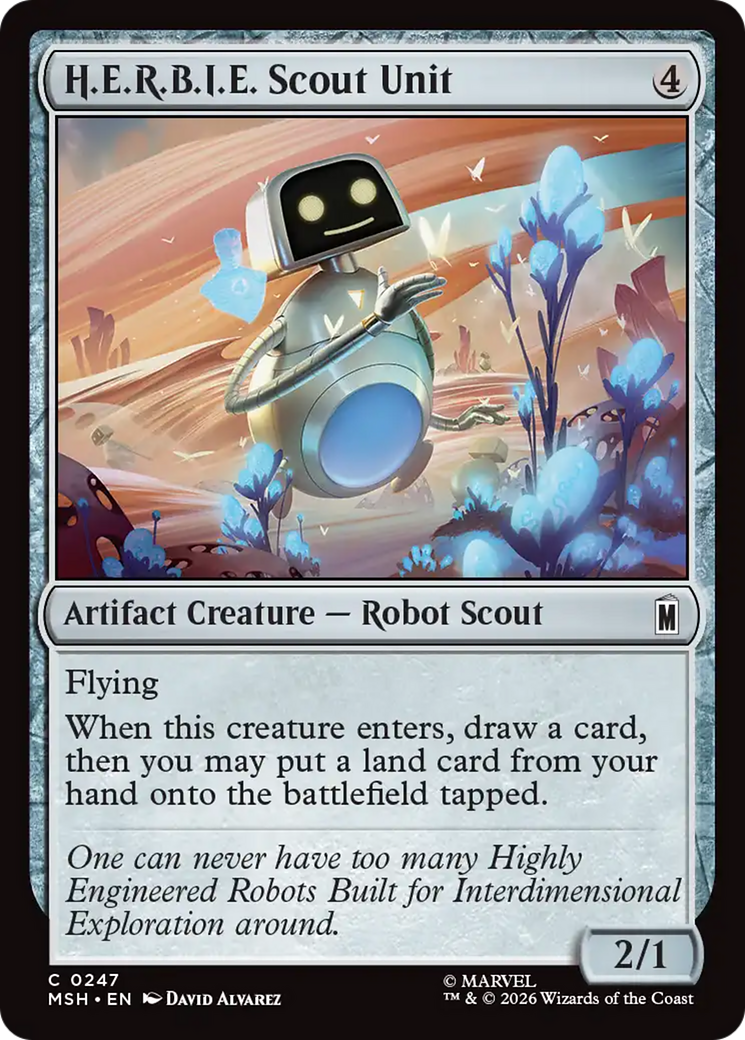 H.E.R.B.I.E. Scout Unit [Marvel Super Heroes] | Card Merchant Takapuna