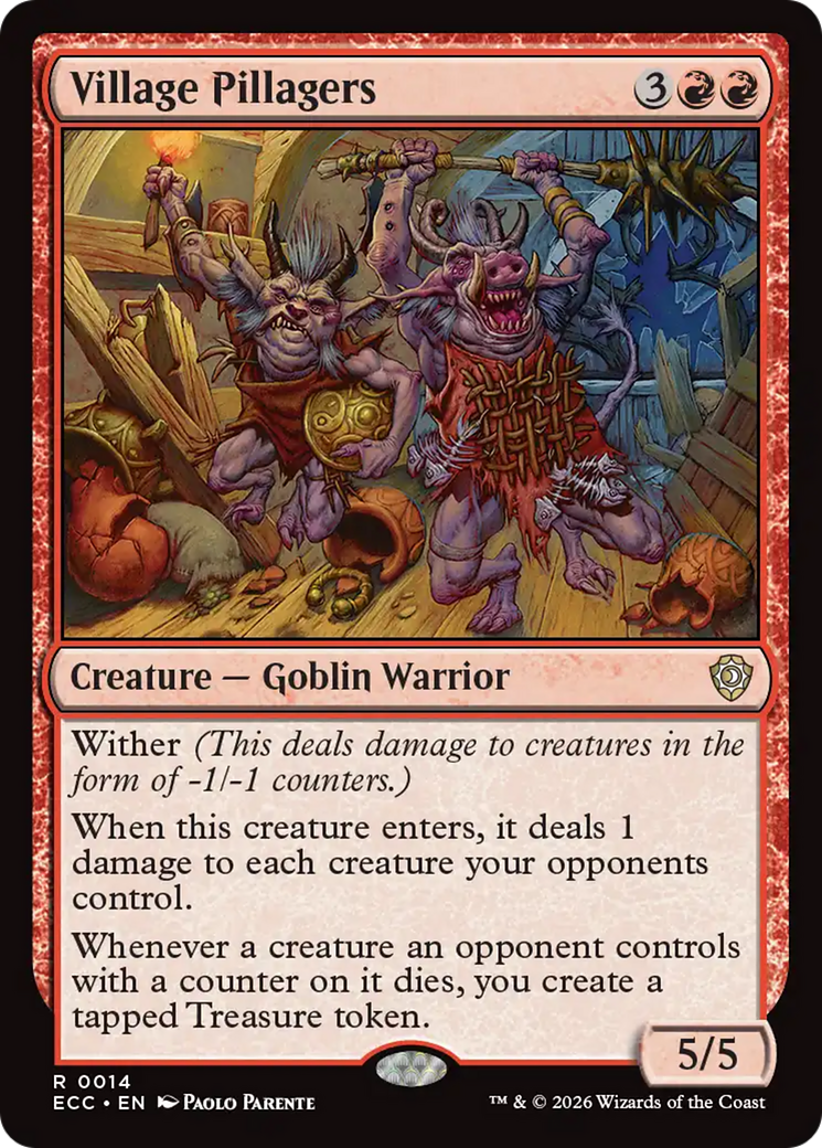 Village Pillagers [Lorwyn Eclipsed Commander] | Card Merchant Takapuna