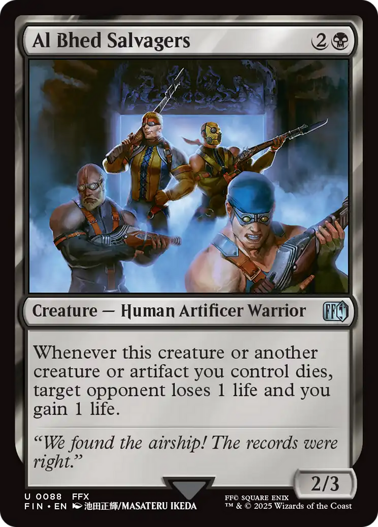 Al Bhed Salvagers [FINAL FANTASY] | Card Merchant Takapuna