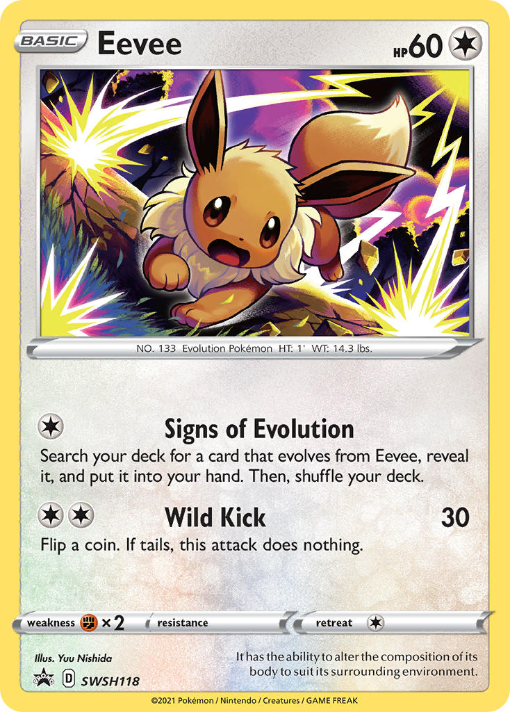 Eevee (SWSH118) [Sword & Shield: Black Star Promos] | Card Merchant Takapuna