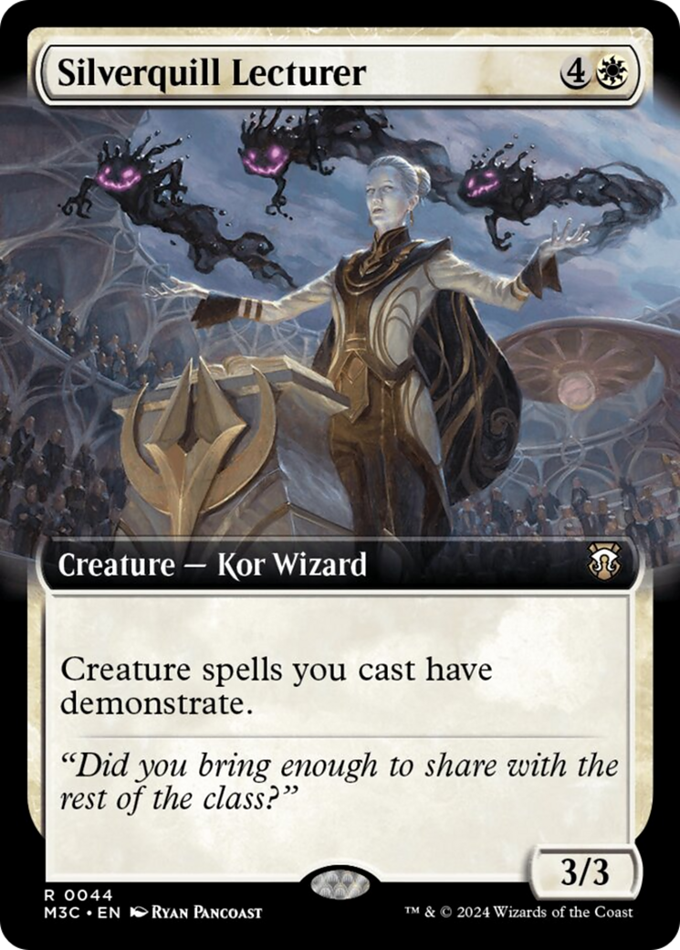 Silverquill Lecturer (Extended Art) [Modern Horizons 3 Commander] | Card Merchant Takapuna
