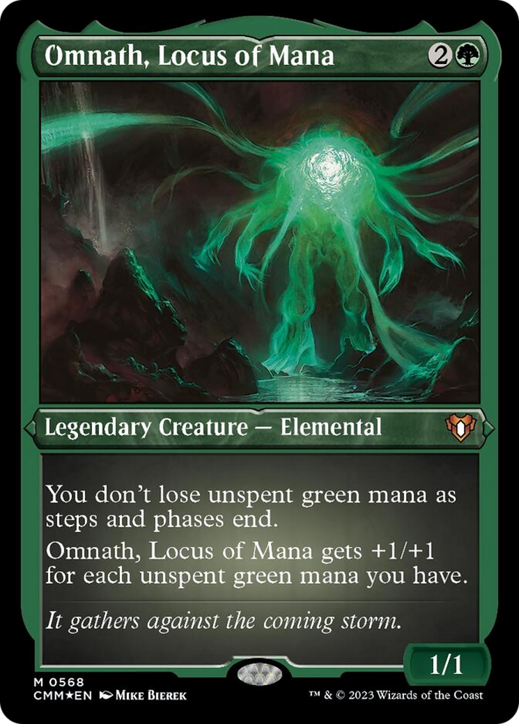 Omnath, Locus of Mana (Foil Etched) [Commander Masters] | Card Merchant Takapuna