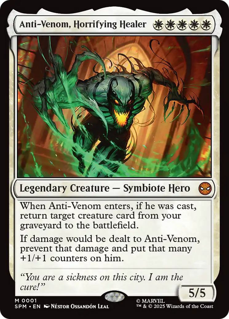 Anti-Venom, Horrifying Healer [Marvel's Spider-Man] | Card Merchant Takapuna