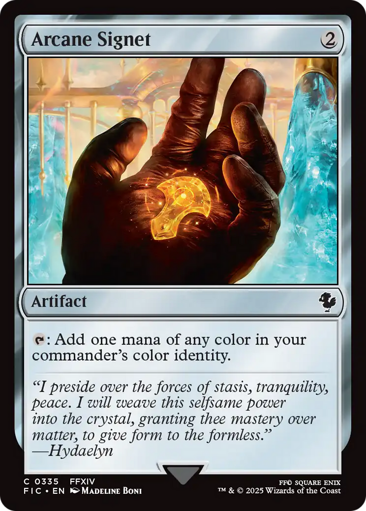 Arcane Signet (0335) [FINAL FANTASY Commander] | Card Merchant Takapuna