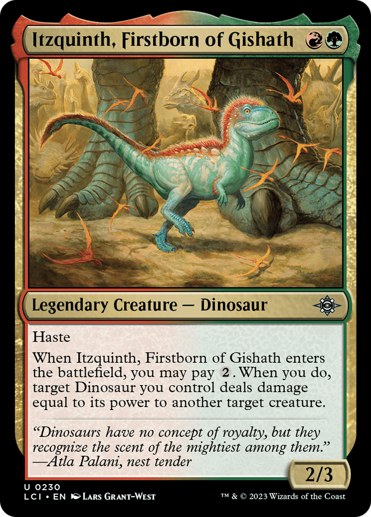 Itzquinth, Firstborn of Gishath [The Lost Caverns of Ixalan] | Card Merchant Takapuna