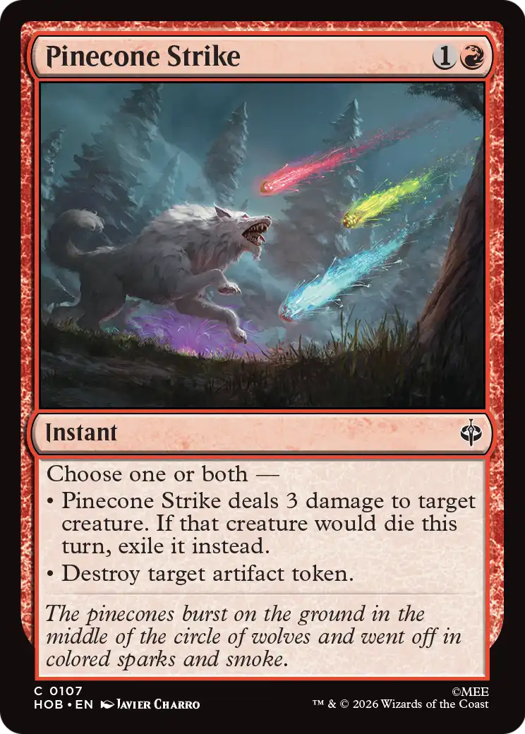 Pinecone Strike [The Hobbit] | Card Merchant Takapuna