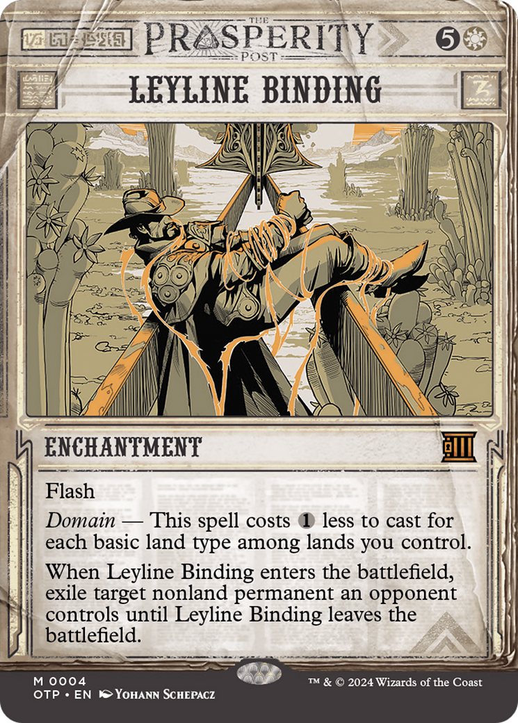 Leyline Binding [Outlaws of Thunder Junction: Breaking News] | Card Merchant Takapuna