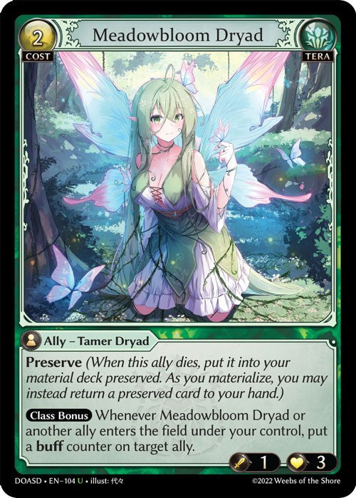 Meadowbloom Dryad (104) [Dawn of Ashes: Starter Decks] | Card Merchant Takapuna