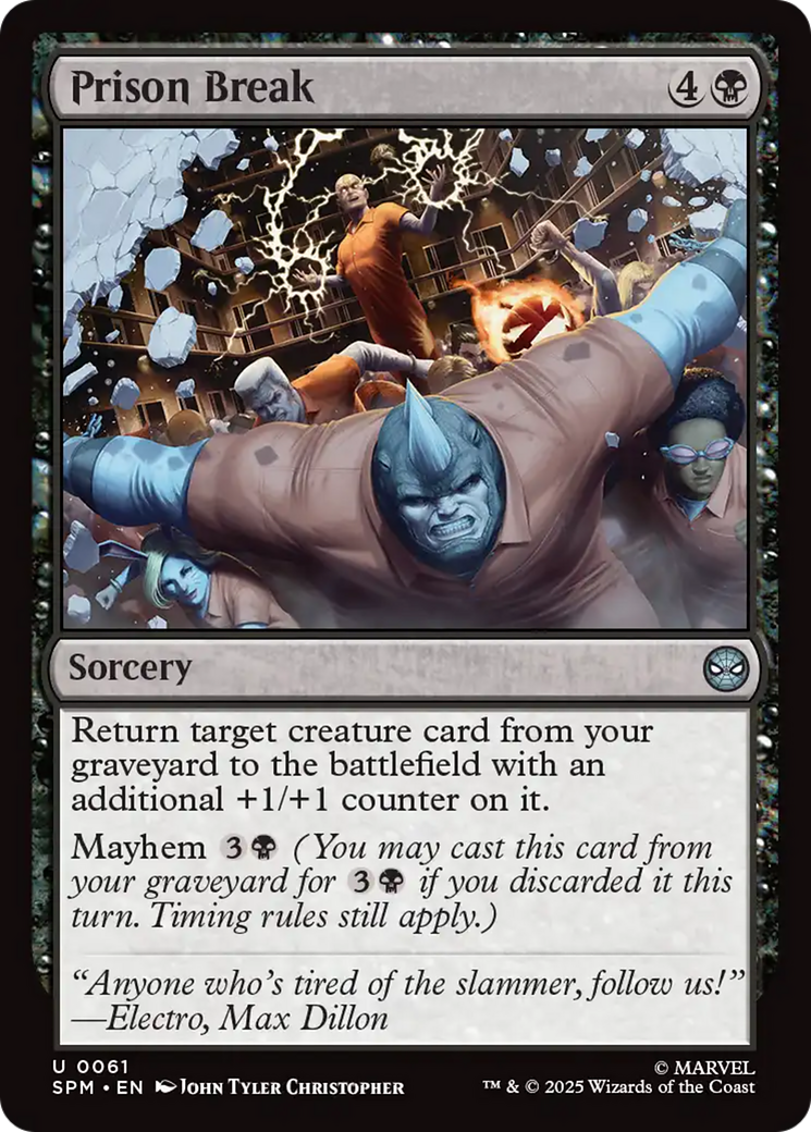 Prison Break [Marvel's Spider-Man] | Card Merchant Takapuna
