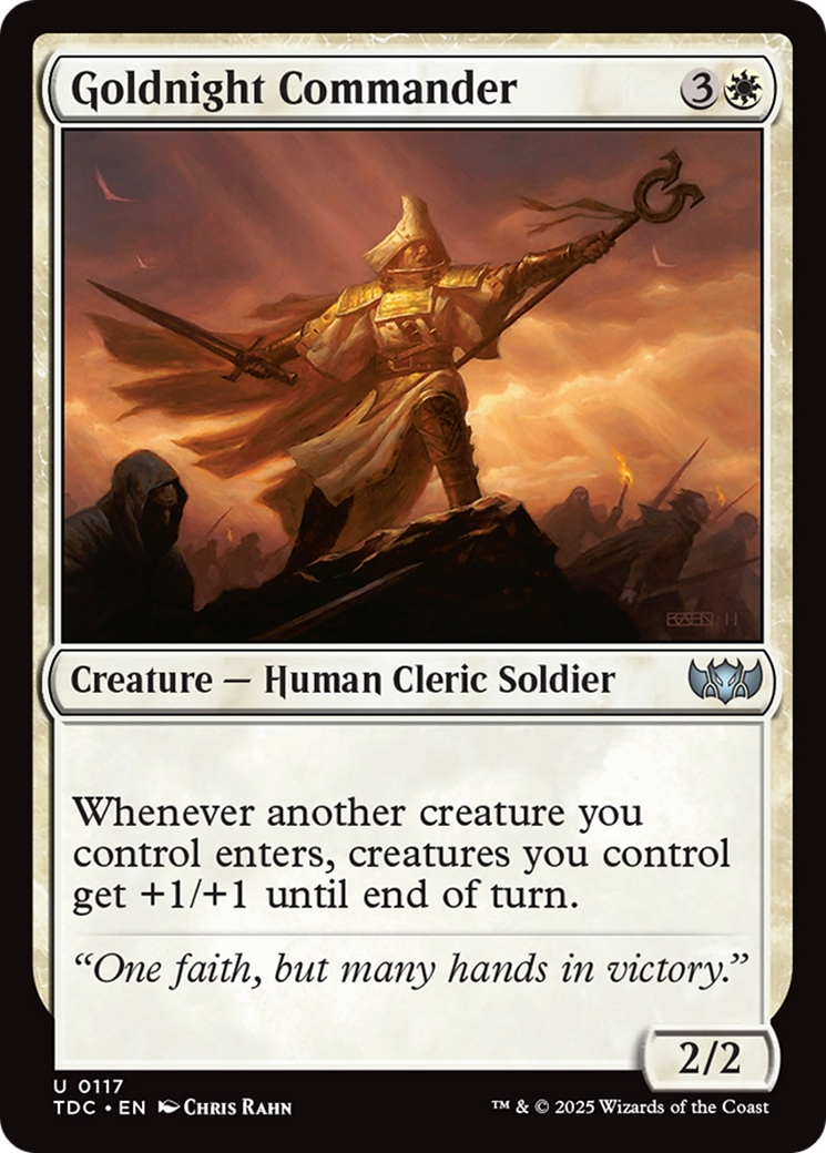 Goldnight Commander [Tarkir: Dragonstorm Commander] | Card Merchant Takapuna