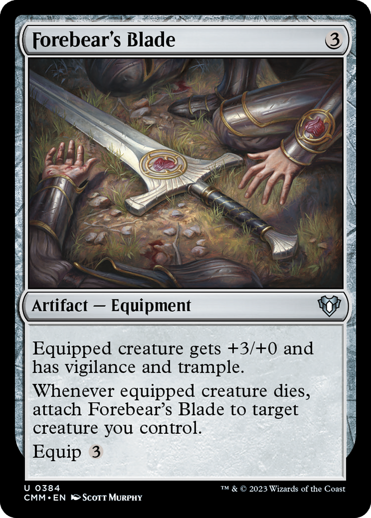 Forebear's Blade [Commander Masters] | Card Merchant Takapuna