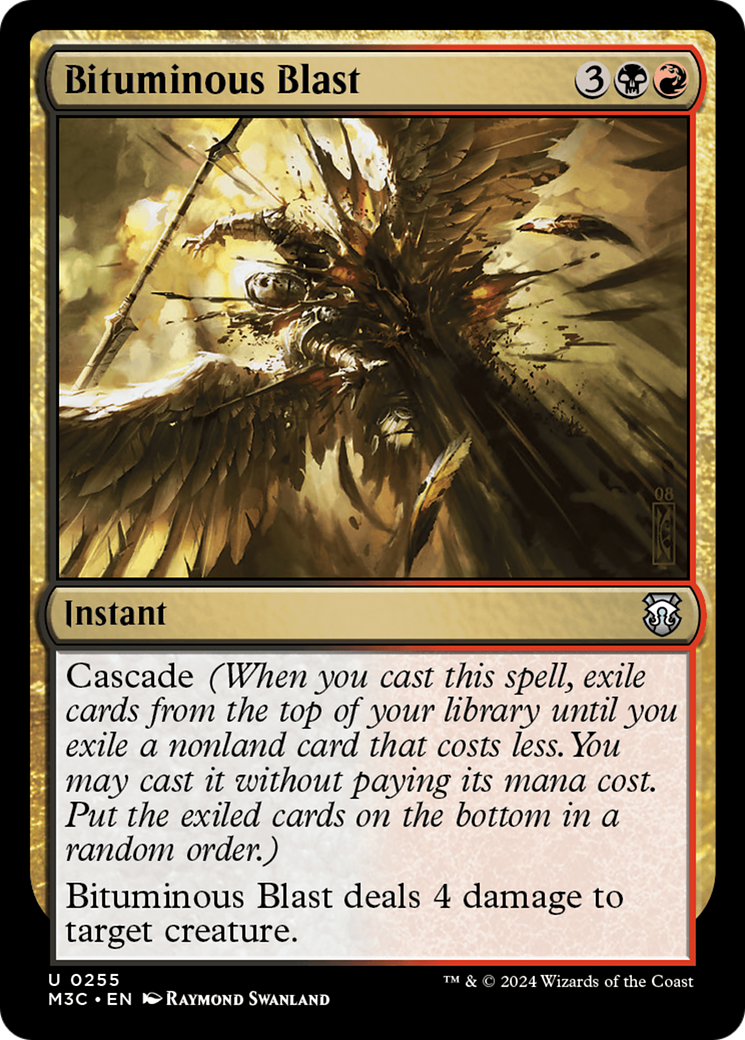Bituminous Blast (Ripple Foil) [Modern Horizons 3 Commander] | Card Merchant Takapuna