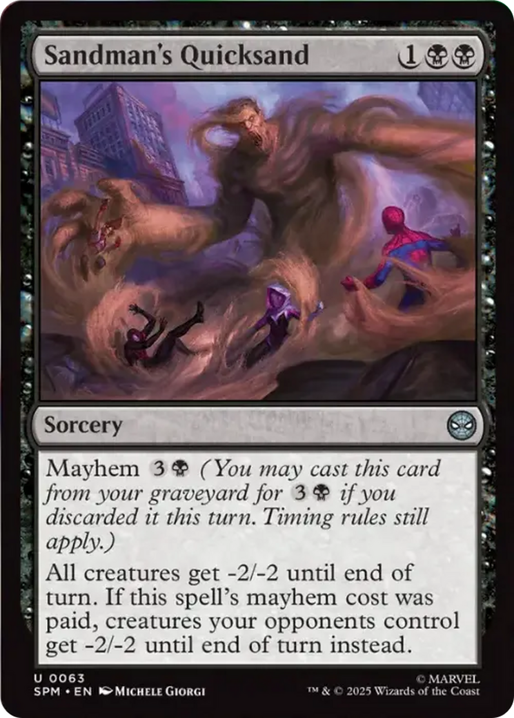 Sandman's Quicksand [Marvel's Spider-Man] | Card Merchant Takapuna
