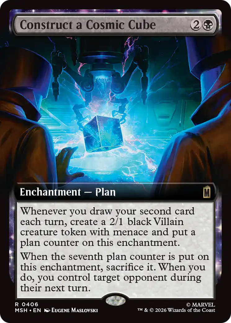 Construct a Cosmic Cube (Extended Art) [Marvel Super Heroes] | Card Merchant Takapuna
