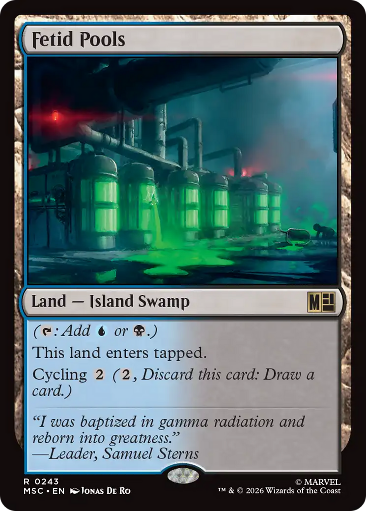 Fetid Pools (Surge Foil) [Marvel Super Heroes Commander] | Card Merchant Takapuna