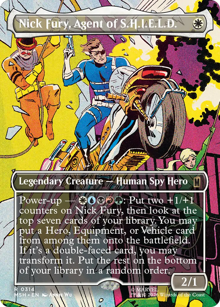 Nick Fury, Agent of S.H.I.E.L.D. (Borderless) [Marvel Super Heroes] | Card Merchant Takapuna