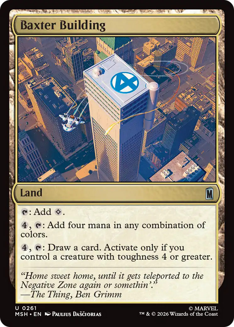 Baxter Building [Marvel Super Heroes] | Card Merchant Takapuna