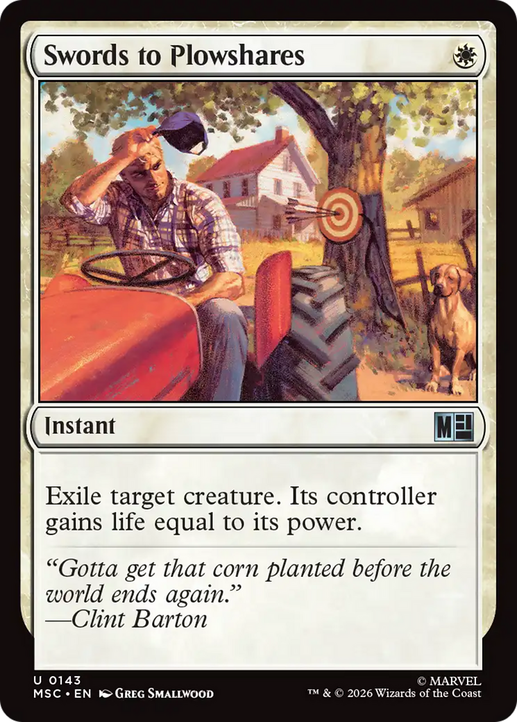 Swords to Plowshares [Marvel Super Heroes Commander] | Card Merchant Takapuna