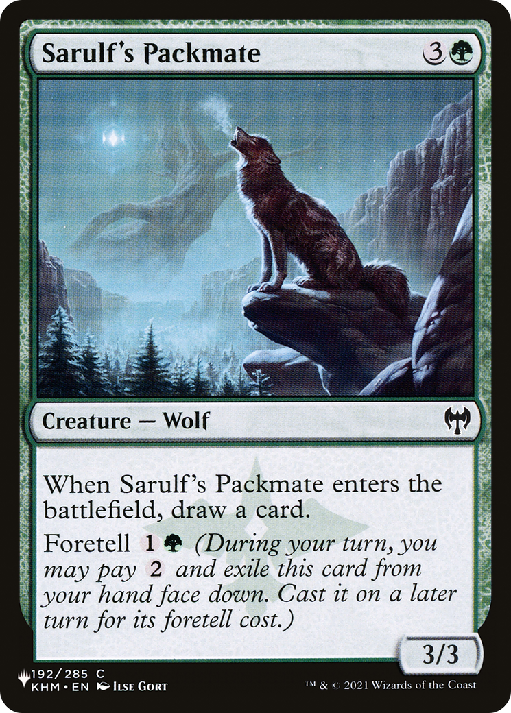 Sarulf's Packmate [The List] | Card Merchant Takapuna