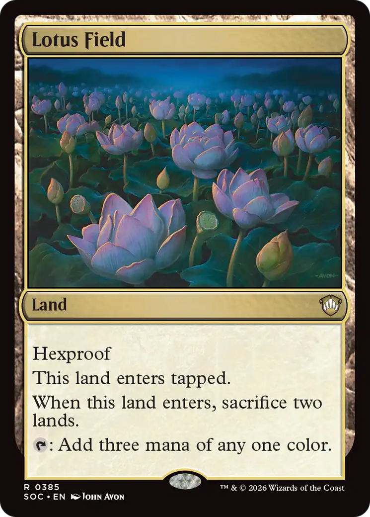 Lotus Field [Secrets of Strixhaven Commander] | Card Merchant Takapuna