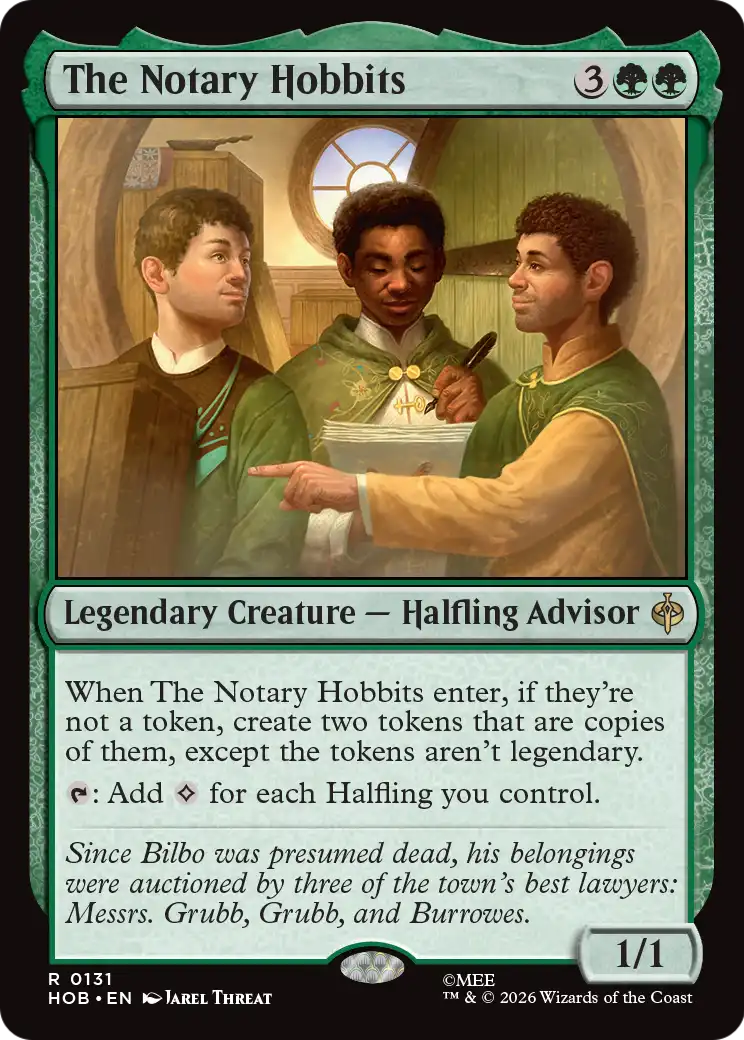 The Notary Hobbits [The Hobbit] | Card Merchant Takapuna