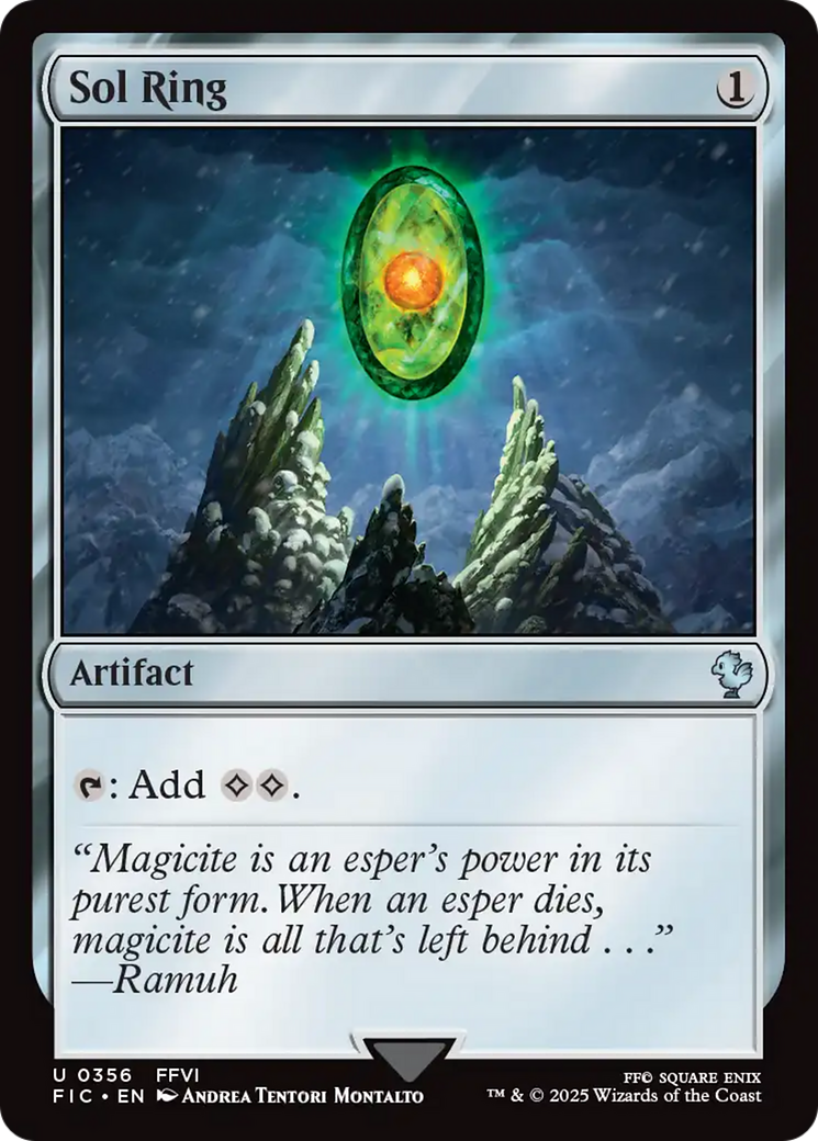 Sol Ring (0356) [FINAL FANTASY Commander] | Card Merchant Takapuna