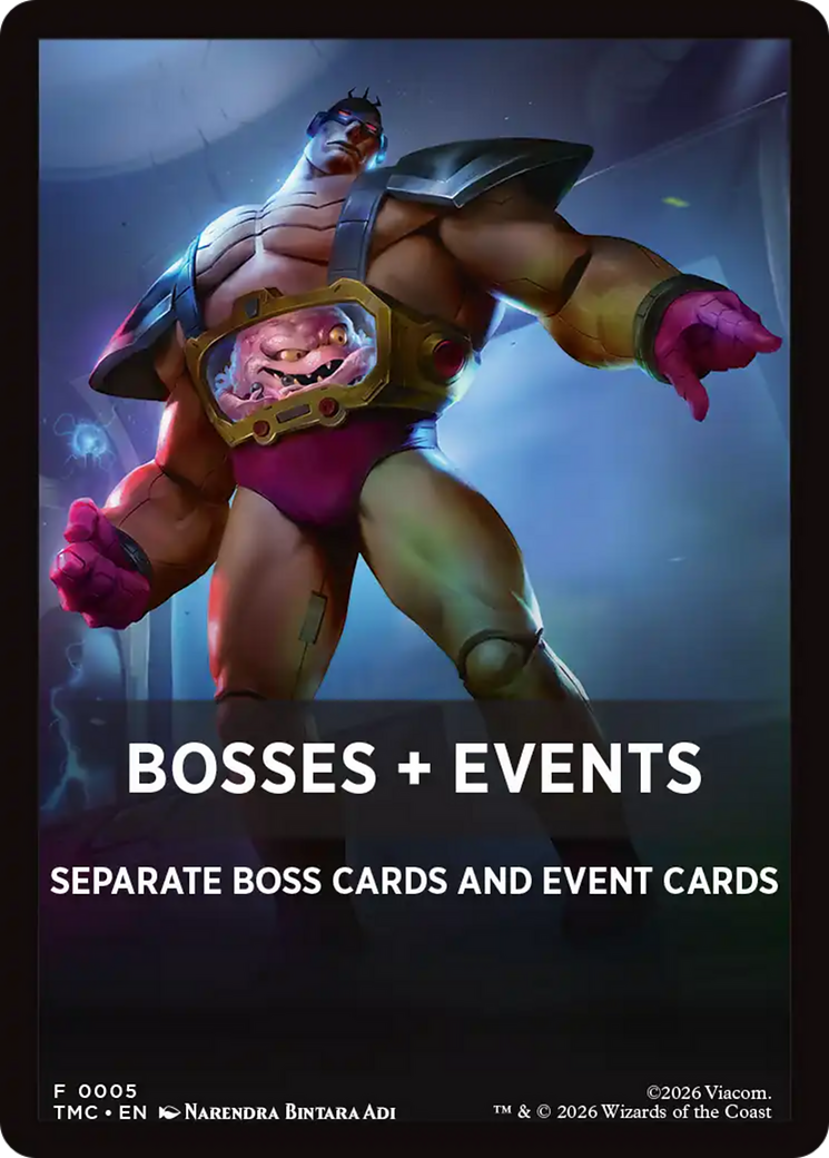 Bosses + Events [Teenage Mutant Ninja Turtles Commander Tokens] | Card Merchant Takapuna