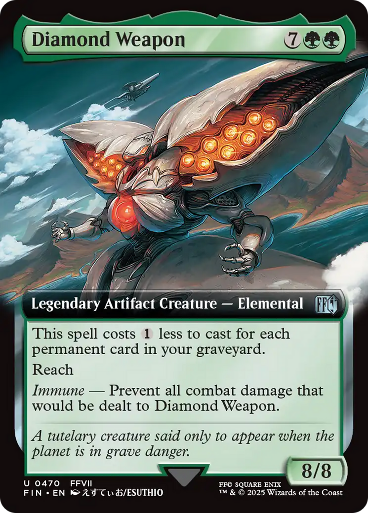 Diamond Weapon (Extended Art) [FINAL FANTASY] | Card Merchant Takapuna