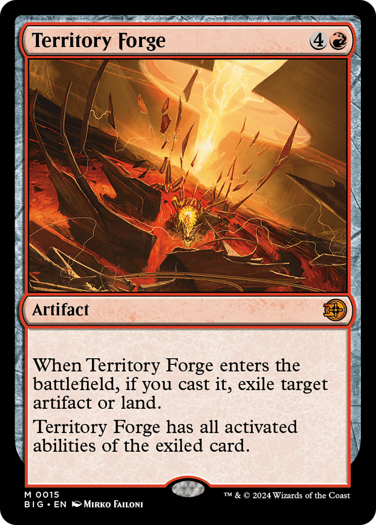 Territory Forge [Outlaws of Thunder Junction: The Big Score] | Card Merchant Takapuna
