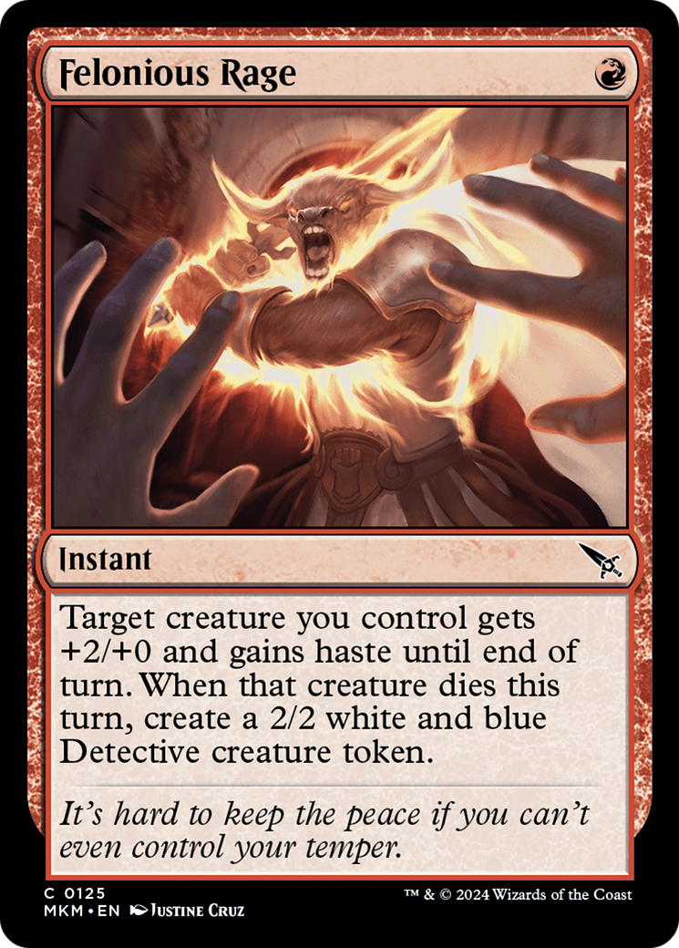 Felonious Rage [Murders at Karlov Manor] | Card Merchant Takapuna