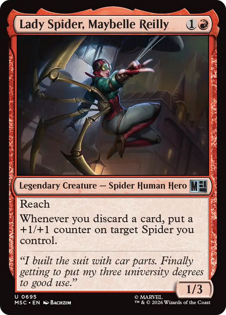 Lady Spider, Maybelle Reilly [Marvel Super Heroes Commander] | Card Merchant Takapuna