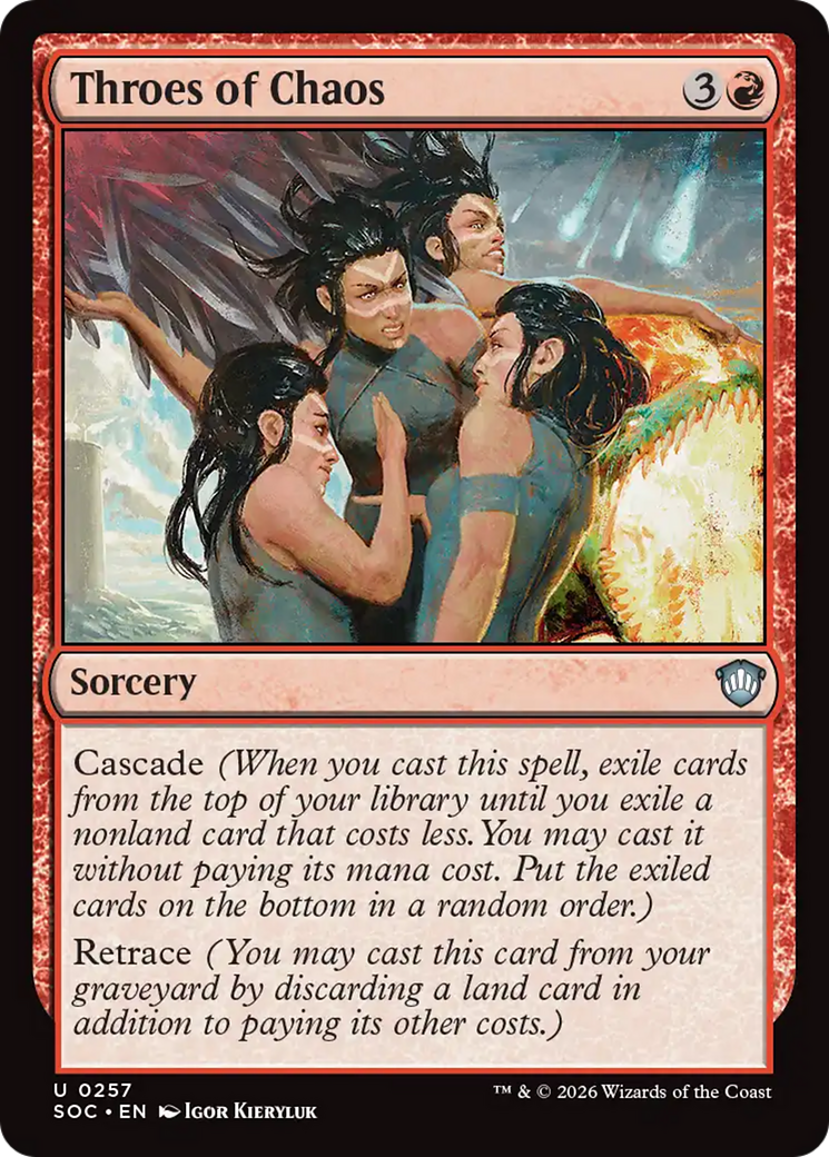 Throes of Chaos [Secrets of Strixhaven Commander] | Card Merchant Takapuna