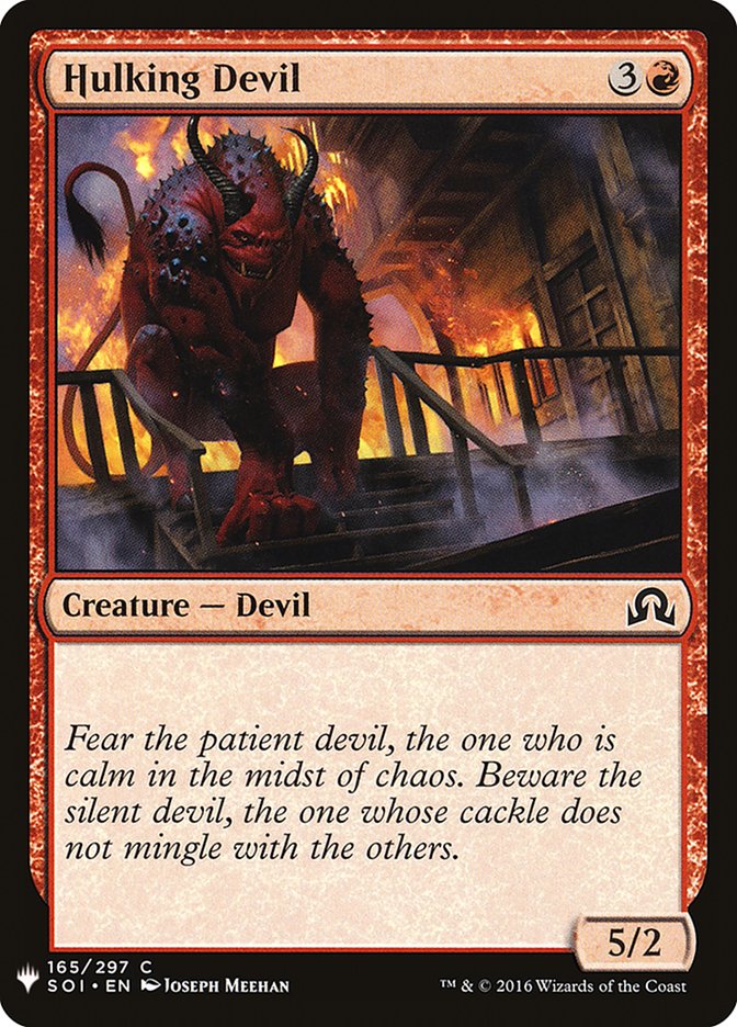 Hulking Devil [Mystery Booster] | Card Merchant Takapuna