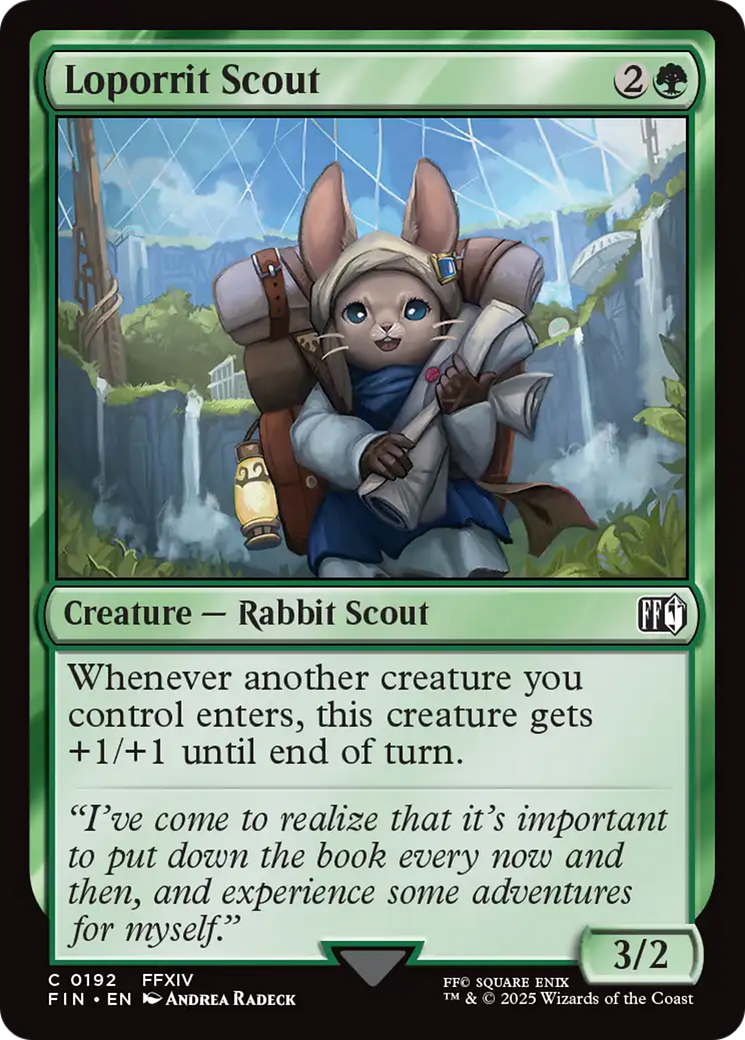 Loporrit Scout [FINAL FANTASY] | Card Merchant Takapuna