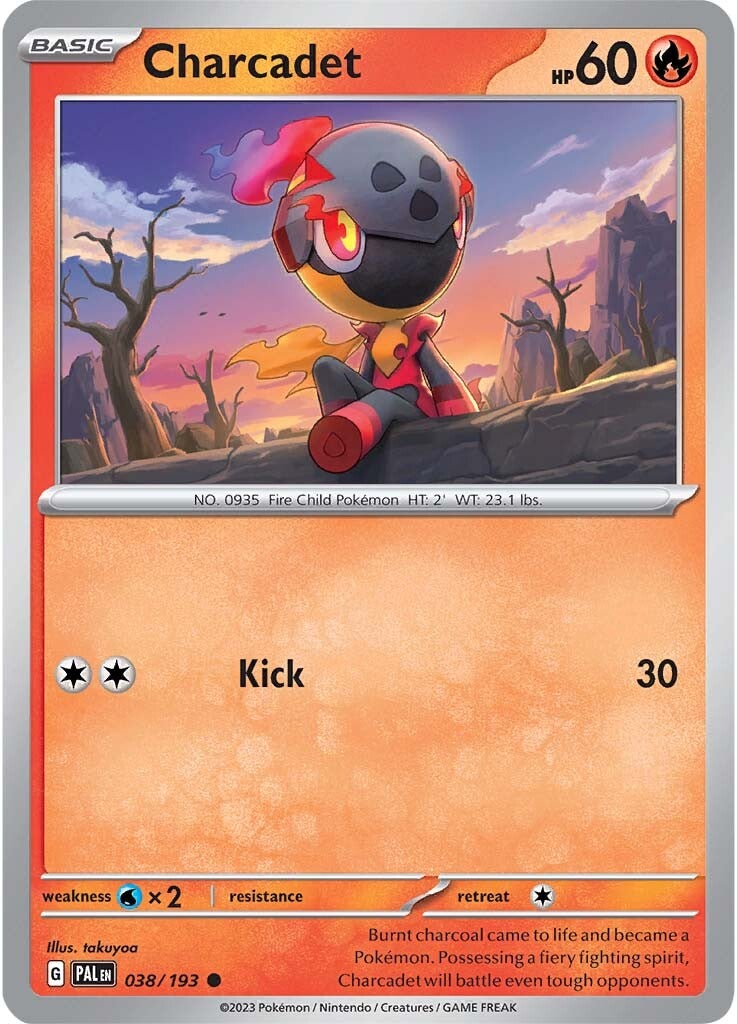 Charcadet (038/193) [Scarlet & Violet: Paldea Evolved] | Card Merchant Takapuna