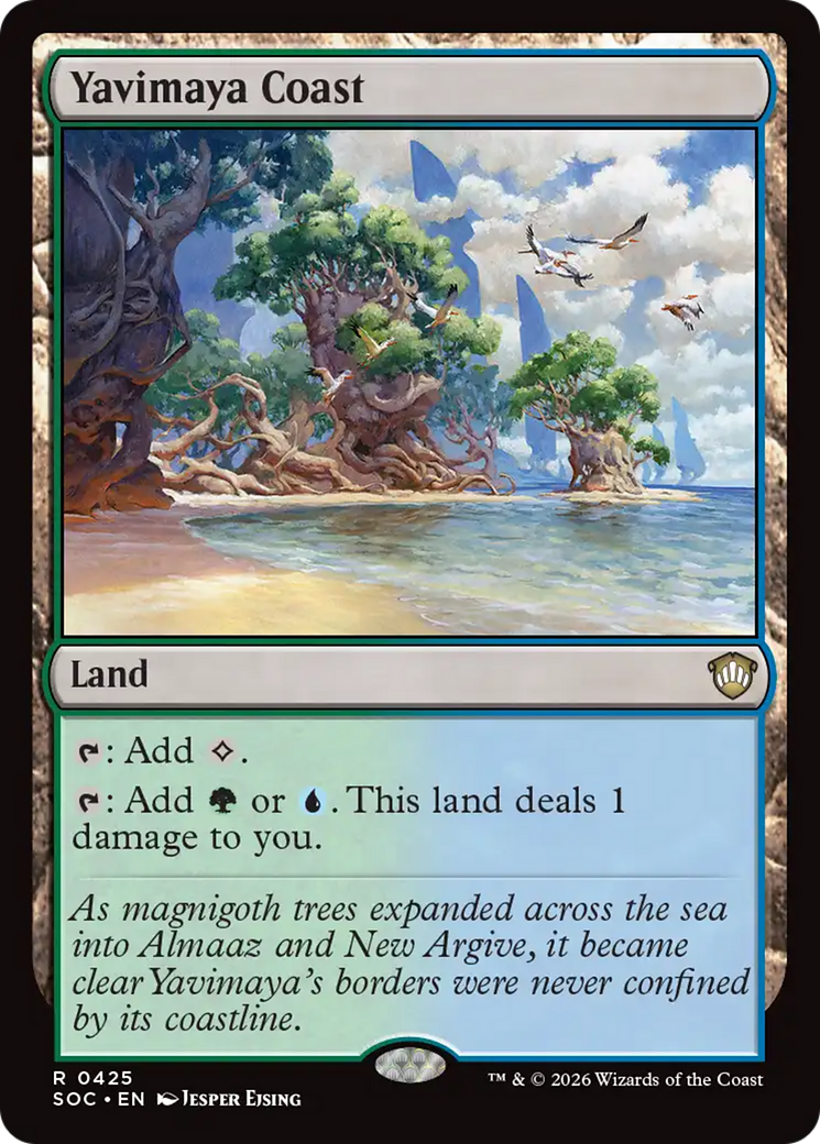 Yavimaya Coast [Secrets of Strixhaven Commander] | Card Merchant Takapuna
