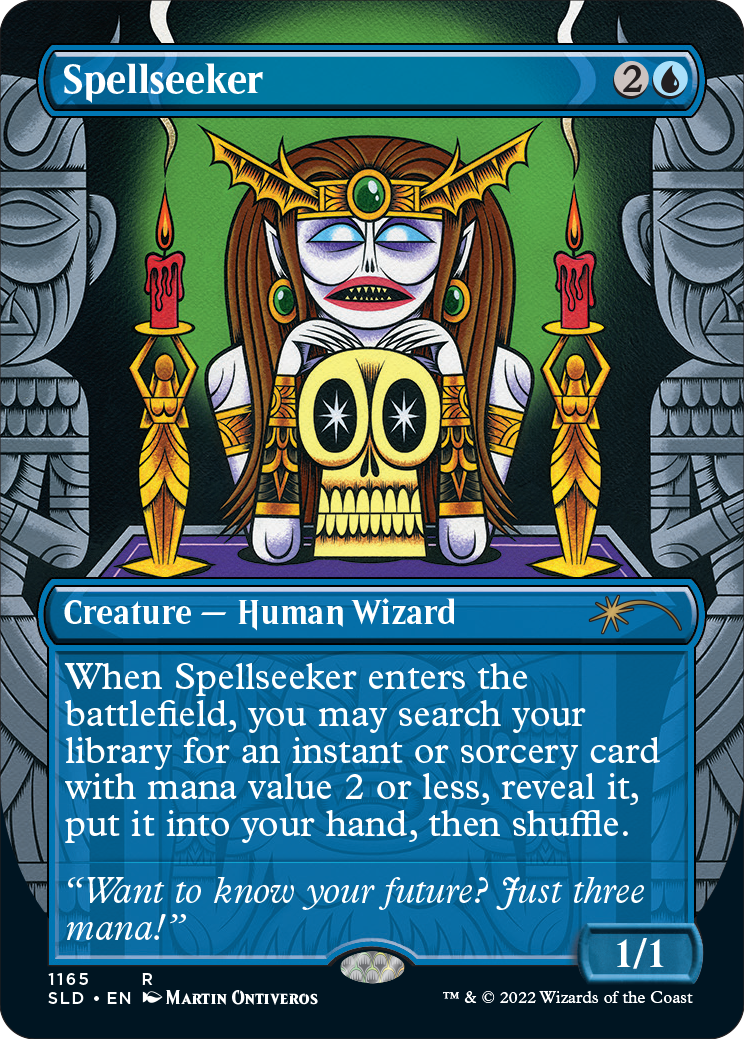Spellseeker (Borderless) [Secret Lair Drop Series] | Card Merchant Takapuna
