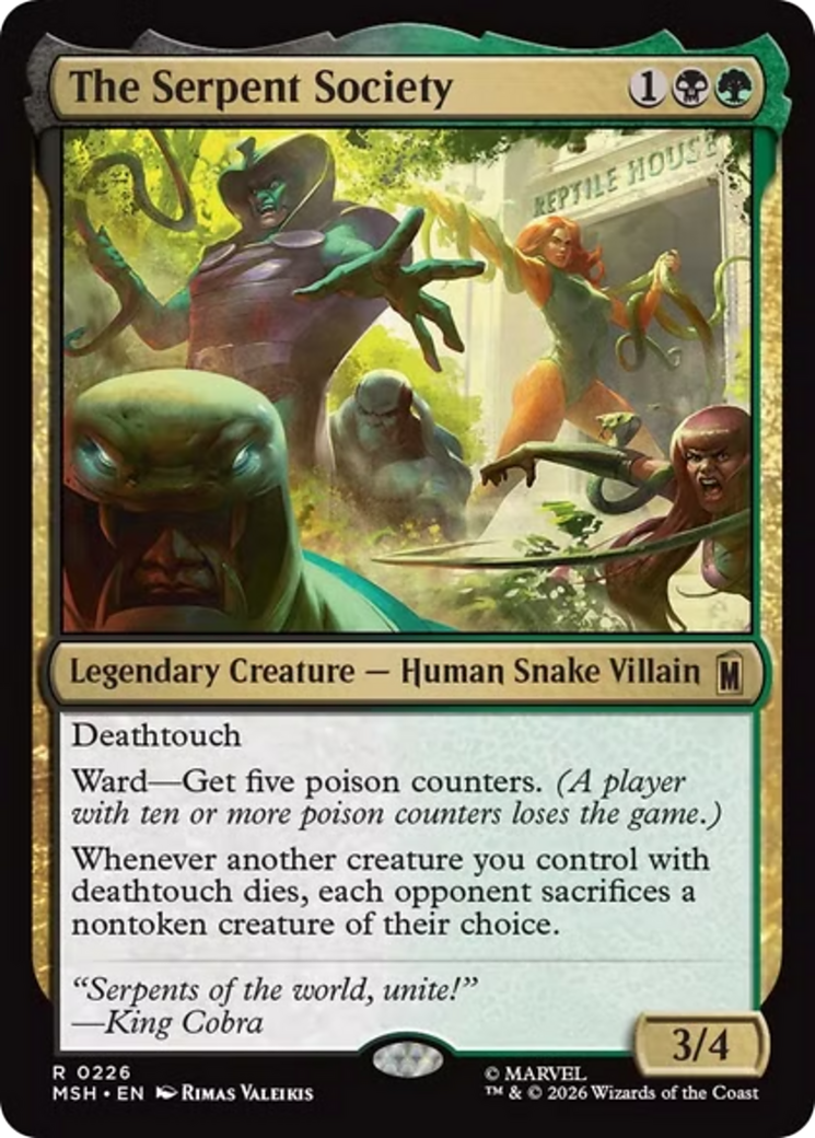 The Serpent Society [Marvel Super Heroes] | Card Merchant Takapuna