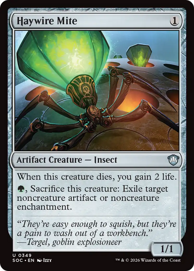 Haywire Mite [Secrets of Strixhaven Commander] | Card Merchant Takapuna