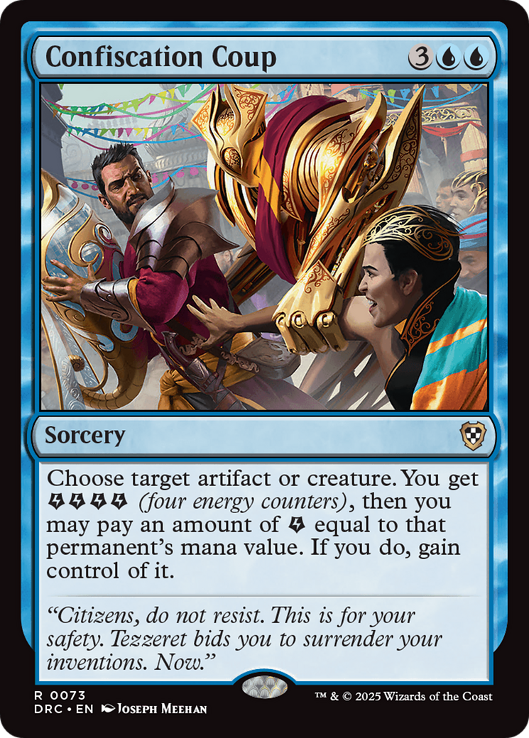 Confiscation Coup [Aetherdrift Commander] | Card Merchant Takapuna