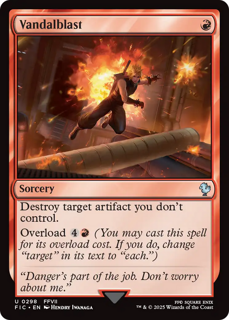 Vandalblast [FINAL FANTASY Commander] | Card Merchant Takapuna