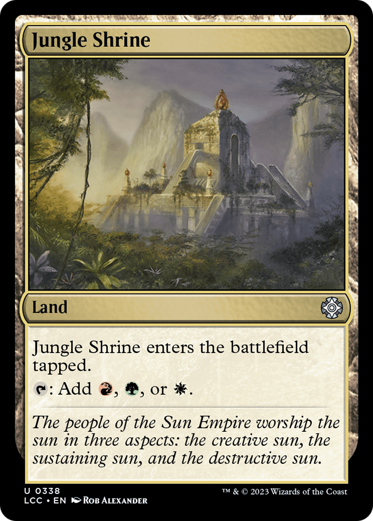 Jungle Shrine [The Lost Caverns of Ixalan Commander] | Card Merchant Takapuna