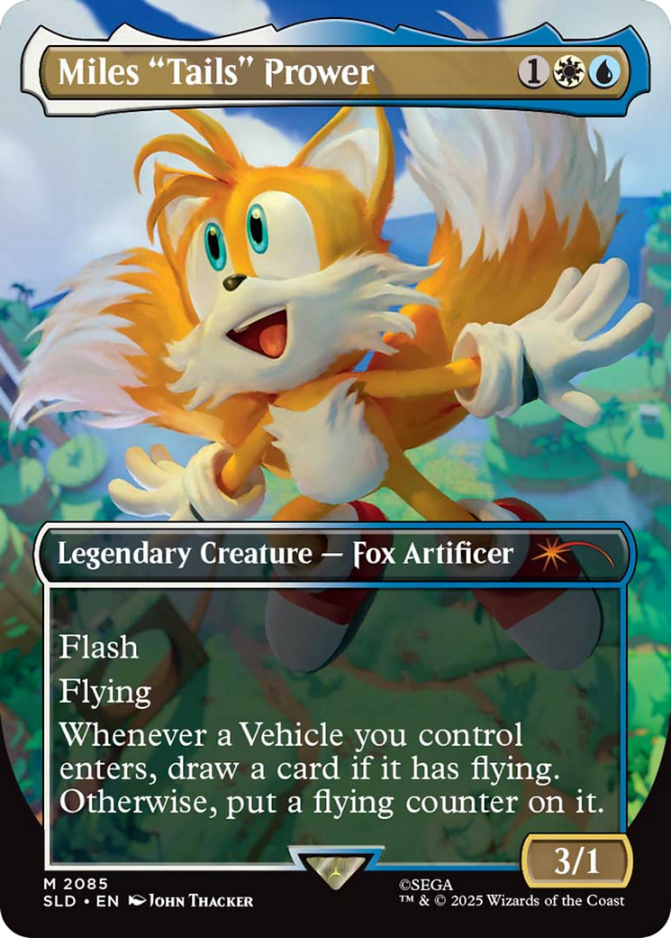 Miles "Tails" Prower (Rainbow Foil) [Secret Lair Drop Series] | Card Merchant Takapuna