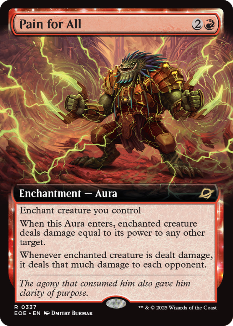 Pain for All (Extended Art) [Edge of Eternities] | Card Merchant Takapuna
