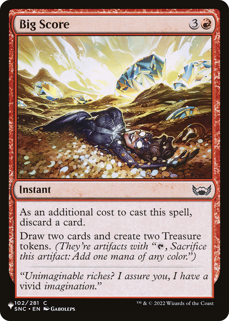 Big Score [The List] | Card Merchant Takapuna