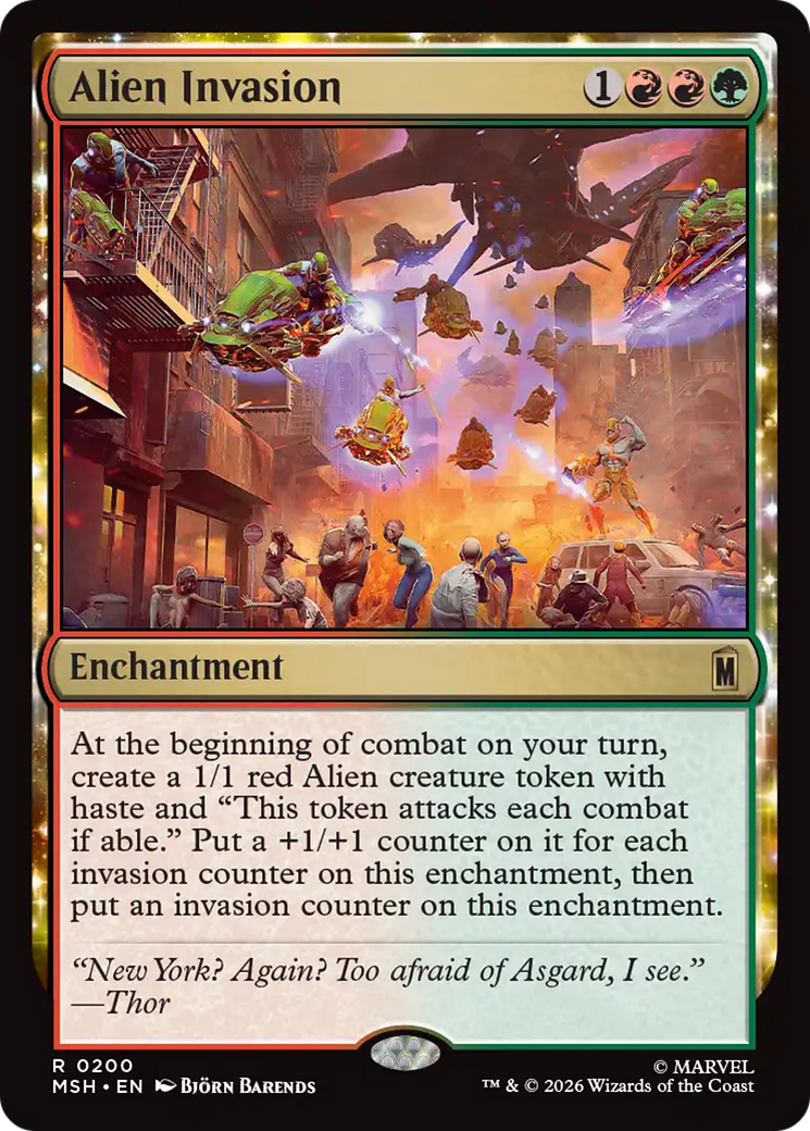 Alien Invasion [Marvel Super Heroes] | Card Merchant Takapuna