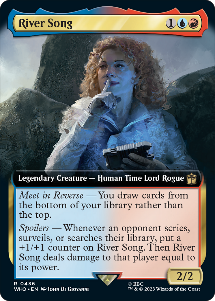 River Song (Extended Art) [Doctor Who] | Card Merchant Takapuna