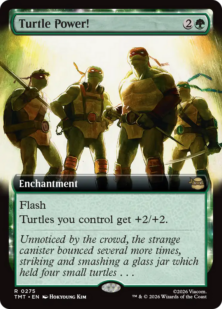 Turtle Power! (Extended Art) [Teenage Mutant Ninja Turtles] | Card Merchant Takapuna